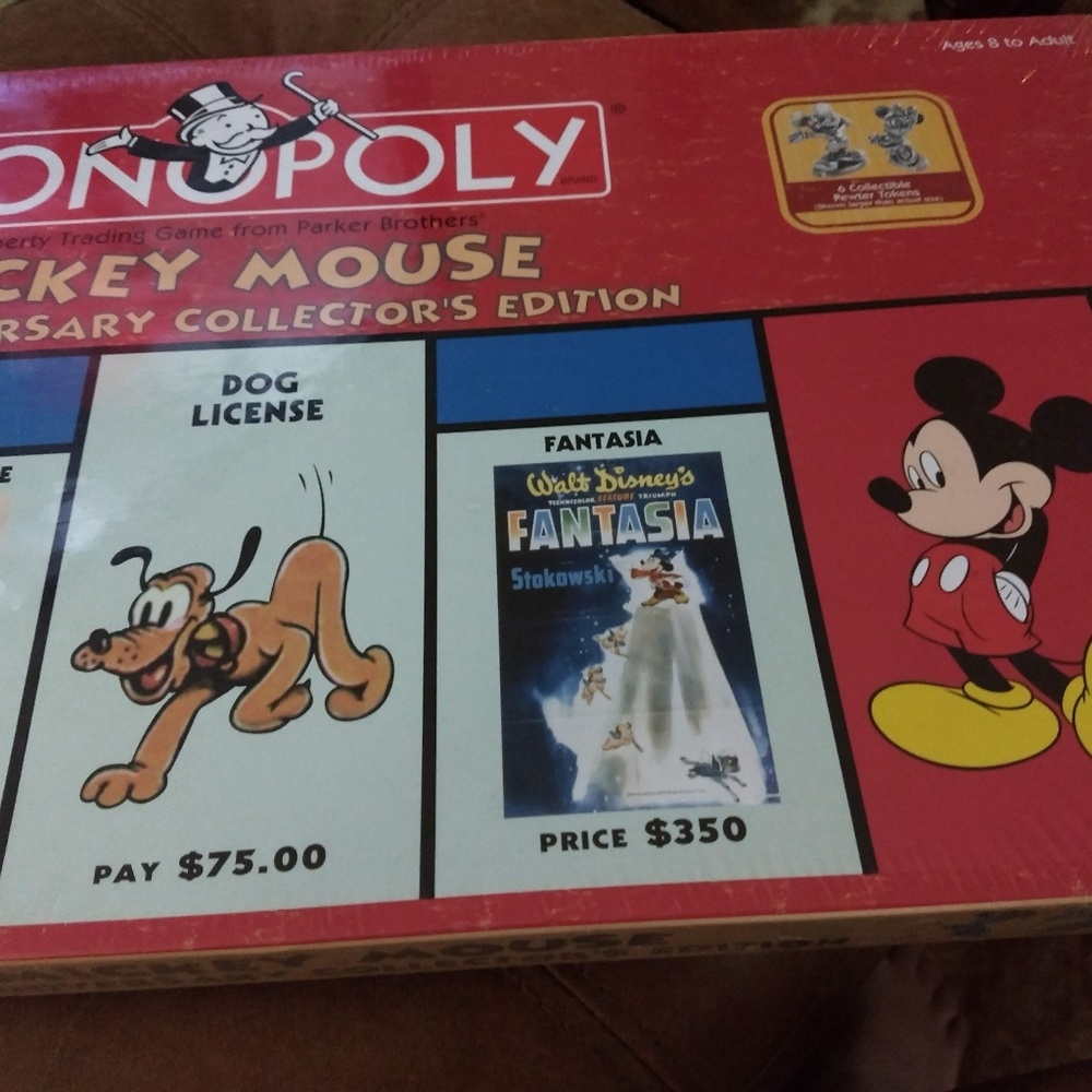 Disney Mickey Mouse Monopoly game